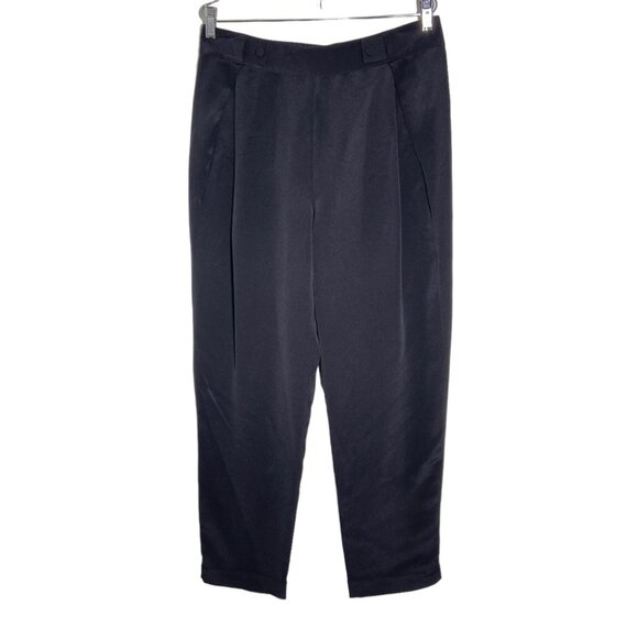 NWT 3.1 Phillip Lim Silk Pleated Tapered pant with Waist Tab Extension size 8 - Picture 4 of 9